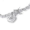 Banter Diamond Accent S Heart Dangle Bracelet In Sterling Silver - 7.25" Bracelets