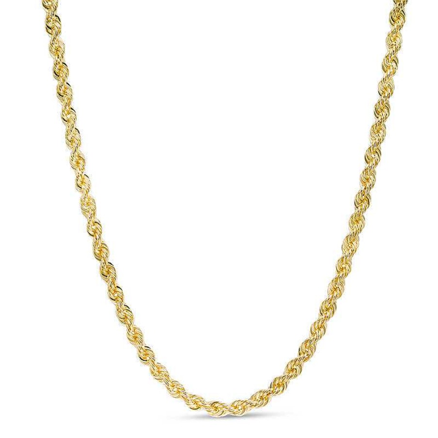 Banter 020 Gauge Rope Chain Necklace In 14K Hollow Gold - 20" Necklaces