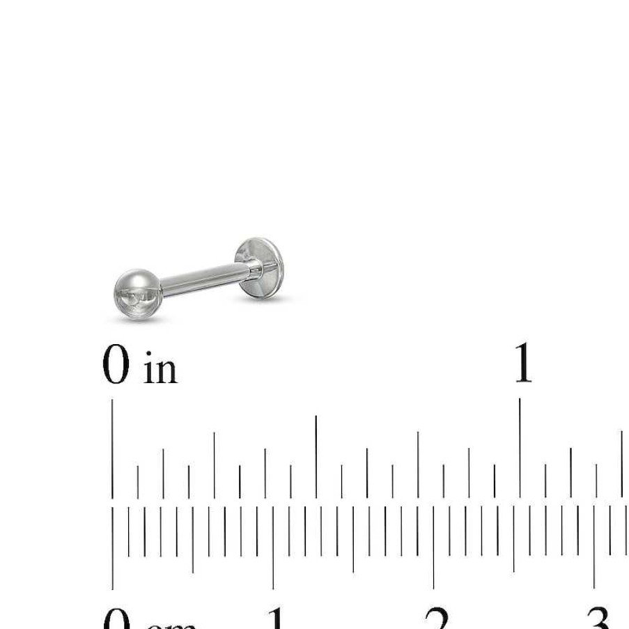 Banter Titanium Ball Stud - 16G 3/8" Ear