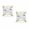 Banter 5.0Mm Princess-Cut Cubic Zirconia Stud Earrings In 14K Gold Earrings