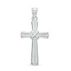 Banter Cross Necklace Charm In Sterling Silver Charms