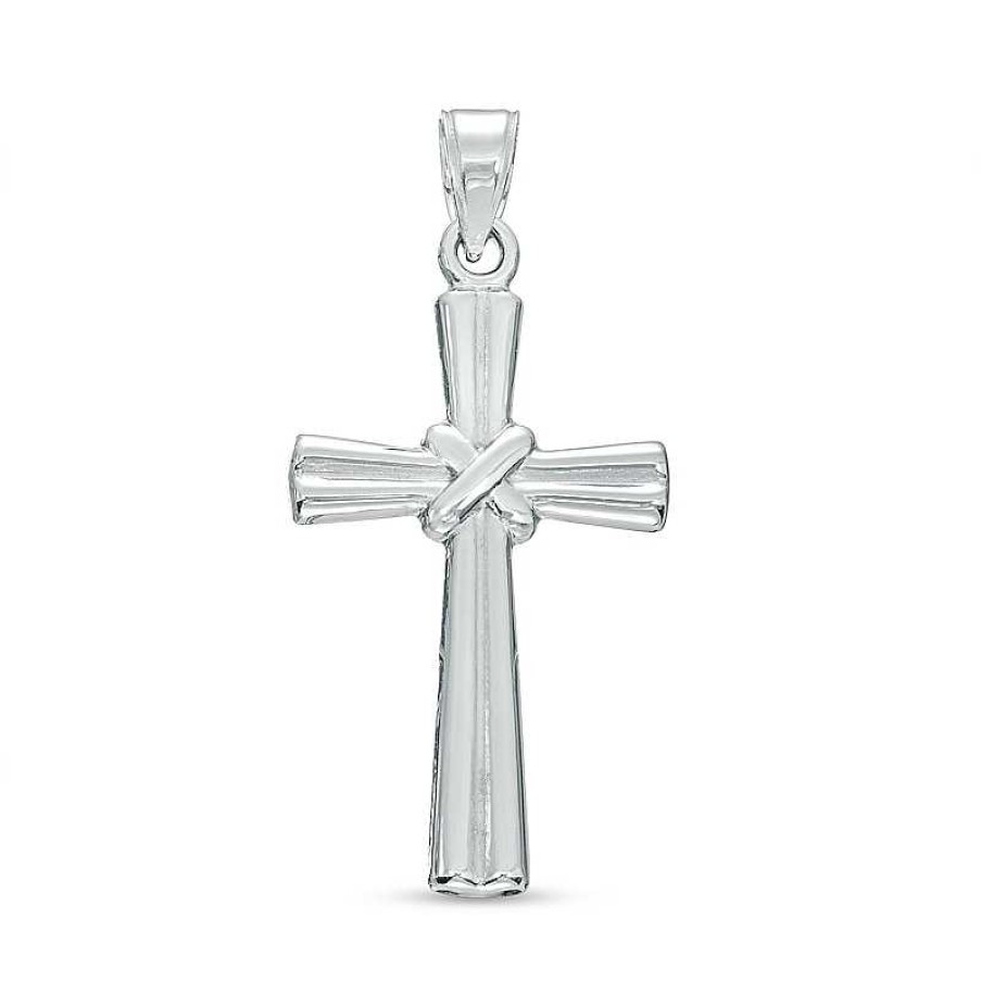 Banter Cross Necklace Charm In Sterling Silver Charms