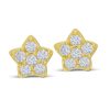 Banter Child'S Cubic Zirconia Star Stud Earrings In 14K Gold Earrings