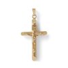 Banter Small Tube Crucifix Charm In 10K Gold Charms