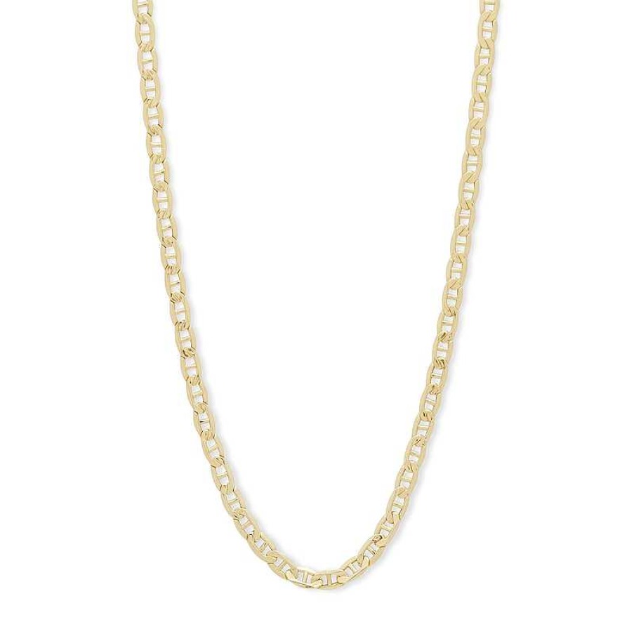 Banter 3.1Mm Mariner Chain Necklace In 14K Gold Bonded Semi-Solid Sterling Silver - 20" Necklaces