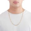 Banter 10K Hollow Gold Figaro Chain - 24" Necklaces