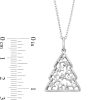 Banter Sterling Silver 1/20 Ct. T.W. Diamond Star Tree Necklace Necklaces