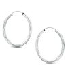 Banter Sterling Silver Continuous Hoops Earrings