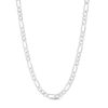 Banter Made In Italy 3.7Mm Diamond-Cut Pav Figaro Chain Necklace In Solid Sterling Silver - 18" Necklaces