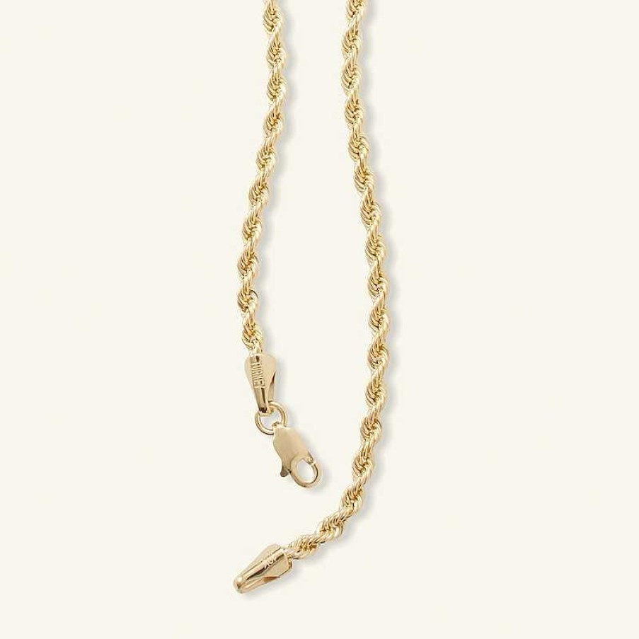 Banter 10K Hollow Gold Rope Chain - 18" Necklaces