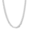 Banter Made In Italy 080 Gauge Valentino Chain Necklace In Sterling Silver - 24" Necklaces