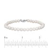 Banter 4.5-5Mm Cultured Freshwater Pearl Strand Bracelet With Solid Sterling Silver Clasp Bracelets