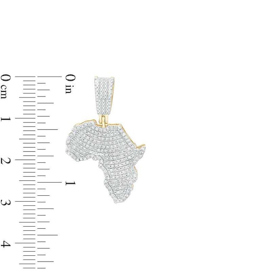Banter 1/4 Ct. T.W. Diamond Africa Charm In 10K Gold Charms