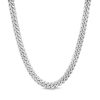 Banter Solid Sterling Silver Oval Cuban Chain Made In Italy Necklaces