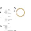 Banter 14K Semi-Solid Gold Cz Three Stone Nose Ring - 5/16" Nose