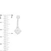 Banter Solid Stainless Steel And Brass Cz Solitaire And Flower Textured Belly Button Ring Set - 14G Belly Button