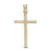 Banter Cross Necklace Charm In 10K Stamp Hollow Gold Charms