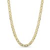 Banter Made In Italy 080 Gauge Mariner Chain Necklace In 10K Hollow Gold - 24" Necklaces