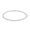 Banter Solid Sterling Silver Cuban Curb Chain Anklet Ankle