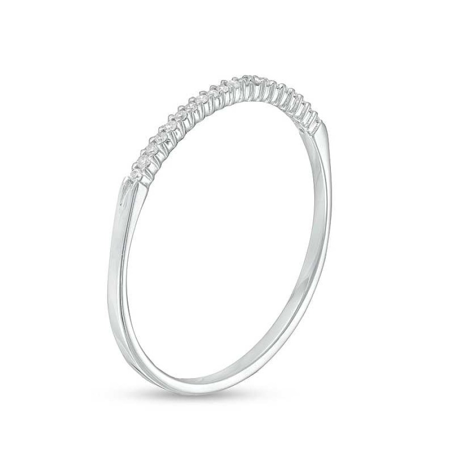 Banter 1/20 Ct. T.W. Diamond Stackable Band In 10K White Gold Rings