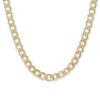 Banter 10K Hollow Gold Air-Solid Curb Chain Made In Italy - 30" Necklaces