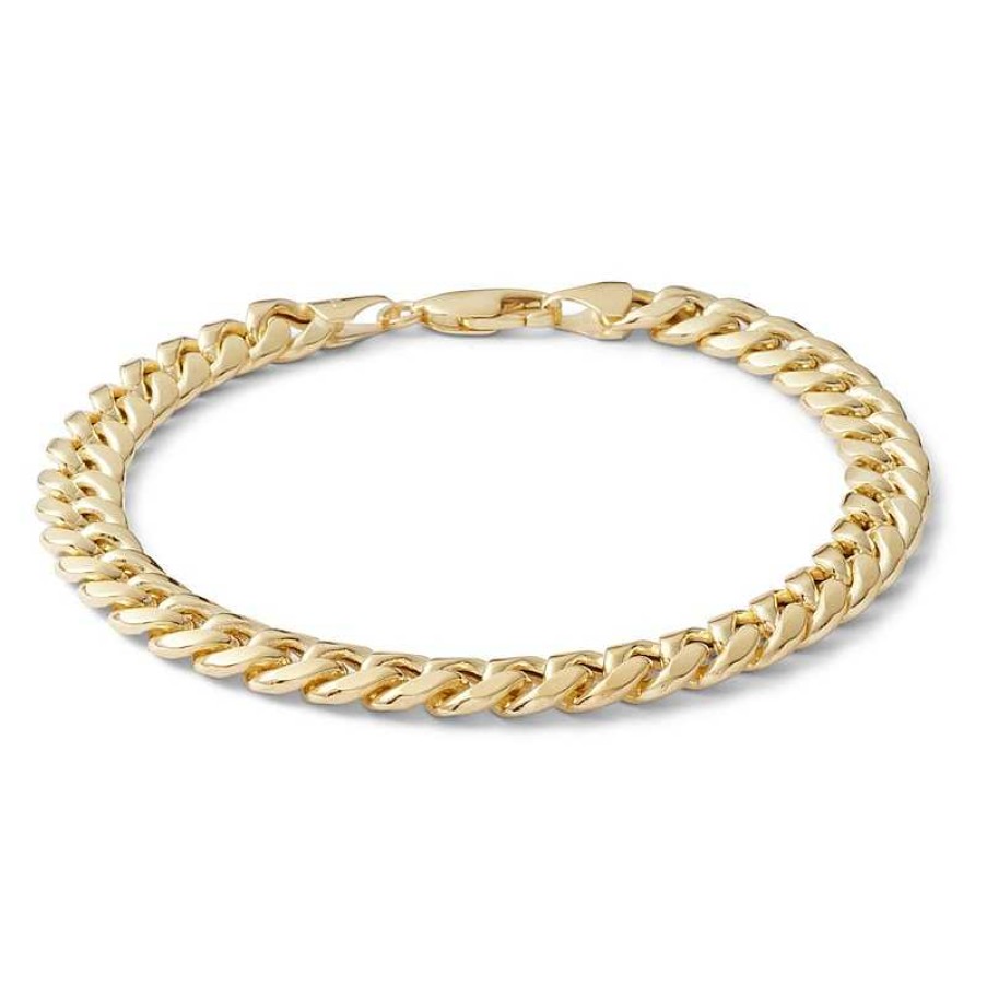 Banter Made In Italy 200 Gauge Cuban Curb Chain Bracelet In 10K Semi-Solid Gold - 8.5" Bracelets