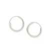 Banter Sterling Silver Continuous Hoop Earrings Earrings