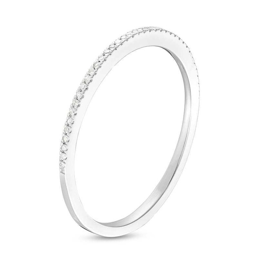 Banter 1/20 Ct. T.W. Diamond Dainty Ring In Sterling Silver Rings