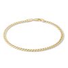 Banter Made In Italy 100 Gauge Cuban Curb Chain Bracelet In 10K Semi-Solid Gold - 8.5" Bracelets