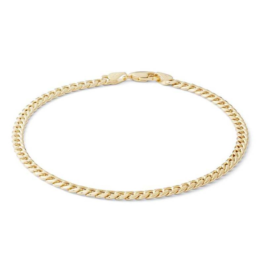 Banter Made In Italy 100 Gauge Cuban Curb Chain Bracelet In 10K Semi-Solid Gold - 8.5" Bracelets