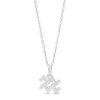 Banter Cubic Zirconia Dainty Aquarius Symbol Pendant Necklace In Sterling Silver Necklaces