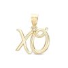 Banter Xo Necklace Charm In 10K Gold Charms