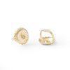 Banter 10K Solid Gold 3/4 Ct. T.W. Diamond Frame Large Crown Studs Earrings