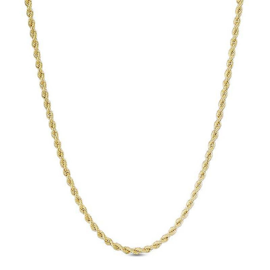 Banter 1.6Mm Rope Chain Necklace In 10K Semi-Solid Gold - 22" Necklaces