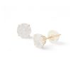 Banter 14K Solid Gold Cz Solitaire Studs Earrings