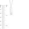 Banter Personalized Vertical Name Curb Chain Necklace In Sterling Silver Necklaces