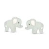 Banter Child'S Enamel Elephant Stud Earrings In Sterling Silver Earrings