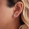 Banter 1/5 Ct. T.W. Composite Diamond Circle Stud Earrings In 10K Gold Earrings