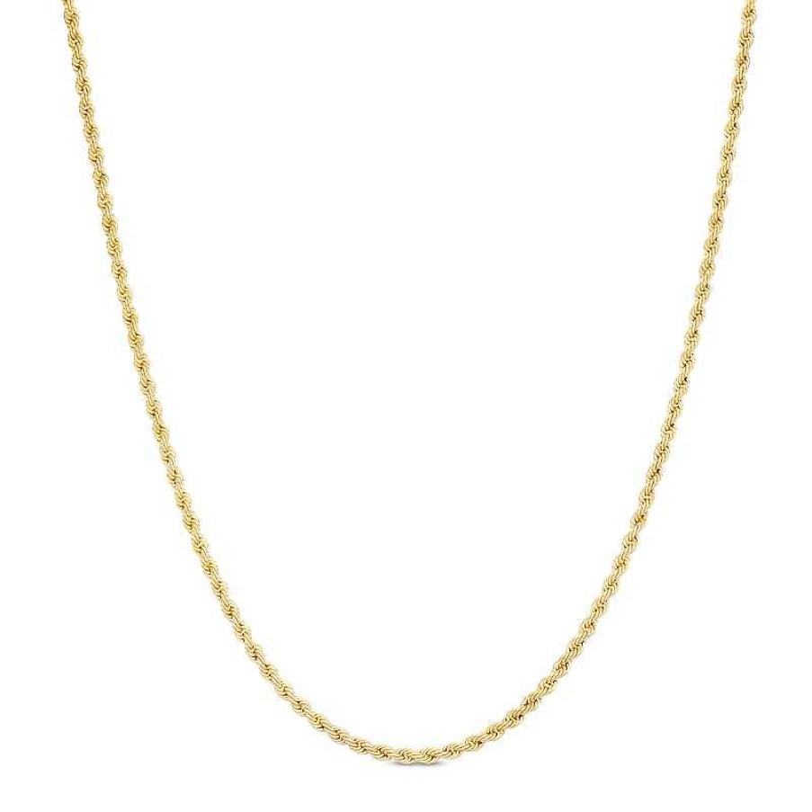 Banter 1.9Mm Rope Chain Necklace In 10K Hollow Gold - 22" Necklaces