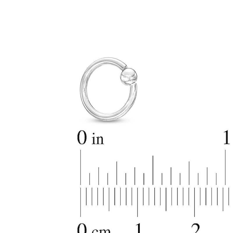 Banter Solid Titanium Captive Bead Ring - 16G 5/16" Ear