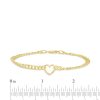 Banter 14K Hollow Gold Diamond-Cut Heart Chain Bracelet - 7.5" Bracelets