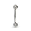 Banter 014 Gauge 4Mm Ball Belly Button Ring In Titanium - 7/16" Belly Button