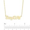 Banter Saygay Pride Necklace In Sterling Silver With 24K Gold Plate Necklaces