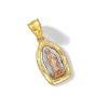 Banter 14K Solid Gold Our Lady Of Guadalupe Tri-Color Charm Charms