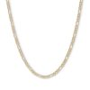 Banter 060 Gauge Diamond-Cut Figaro Chain Necklace In 14K Hollow Gold - 20" Necklaces