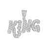 Banter Cubic Zirconia King Charm In Solid Sterling Silver Charms