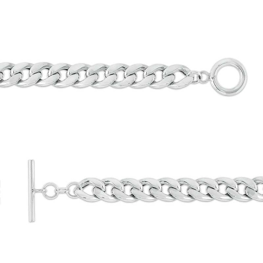 Banter Made In Italy 8.5Mm Oval Curb Chain Necklace In Hollow Sterling Silver - 18" Necklaces