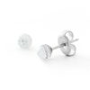 Banter 4Mm Crystal Stud Piercing Earrings In Solid Stainless Steel Earrings