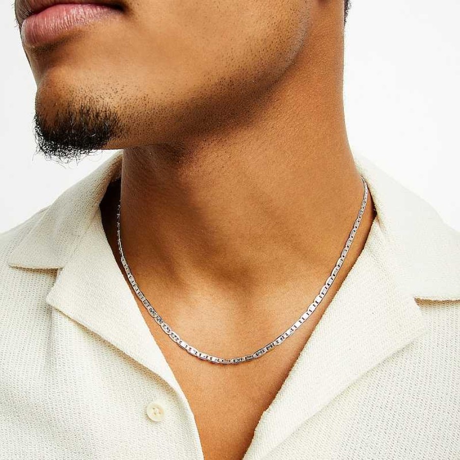 Banter Made In Italy 080 Gauge Valentino Necklace In Solid Sterling Silver - 20" Necklaces