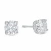 Banter 6.5Mm Cubic Zirconia Stud Earrings In 14K White Gold Earrings